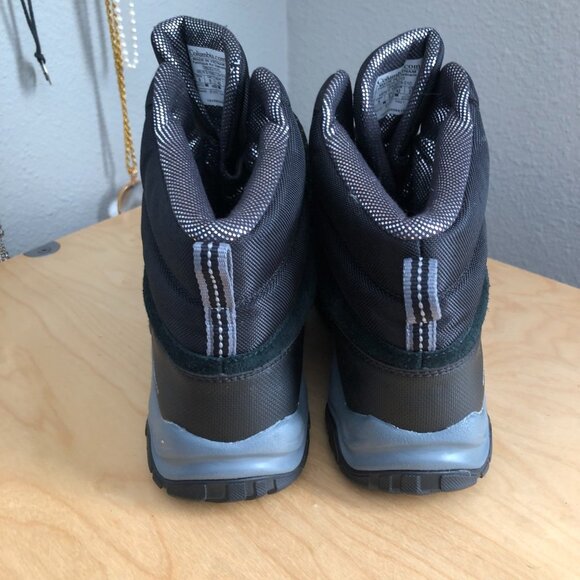 COLUMBIA Harper Forest Omni-Heat Waterproof Hiking Boots Mens 9 Black YM0729 - Picture 7 of 11